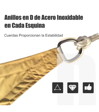 Toldo Vela Triangular