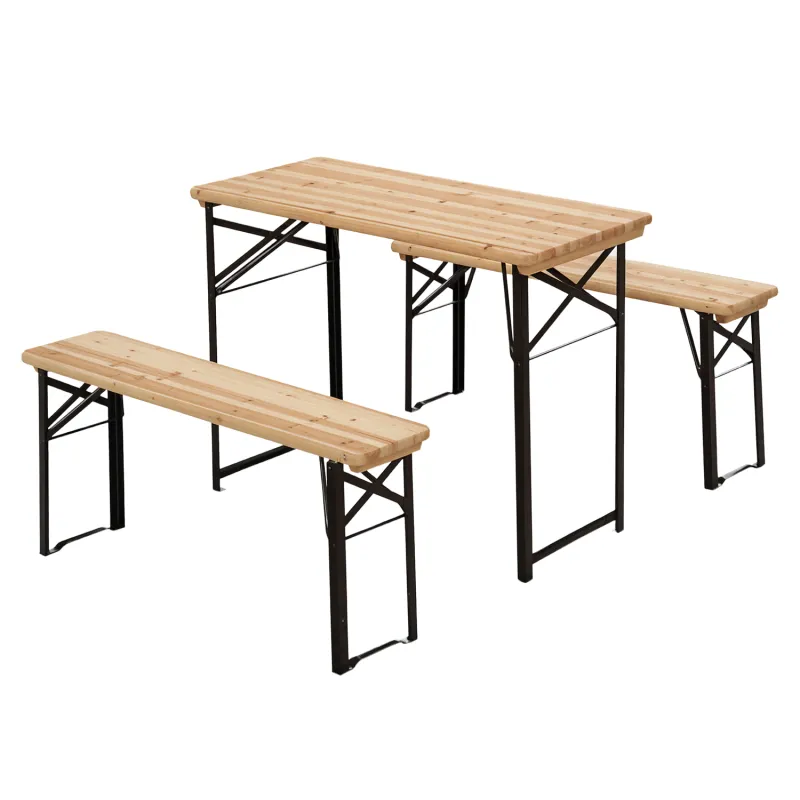 Conjunto de Mesa y Bancos Conjunto de Mesa y Bancos