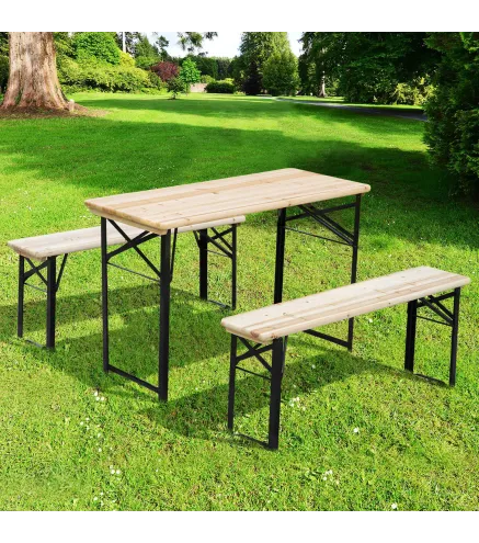 Conjunto de Mesa y Bancos