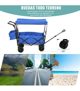 Carro Plegable para Playa