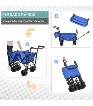 Carro Plegable para Playa