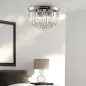 Lámpara de Techo de Cristal