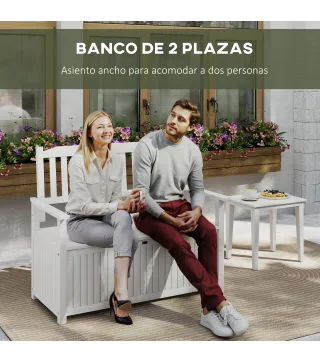 Banco Arcón de Madera Exterior