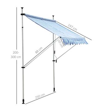 Toldo Desmontable para Balcones