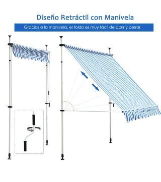 Toldo Desmontable para Balcones