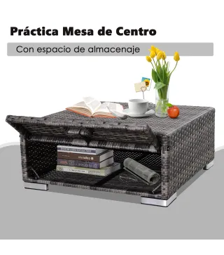 Conjunto de Sofás de Ratán