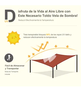 Toldo de Vela Rectangular