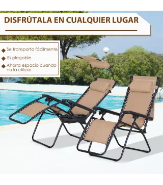 Tumbona Plegable