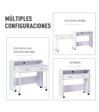 Juego de 2 Mesa Escritorio