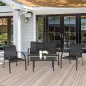 Conjunto de Jardín de 4 Piezas Conjunto de Jardín de 4 Piezas