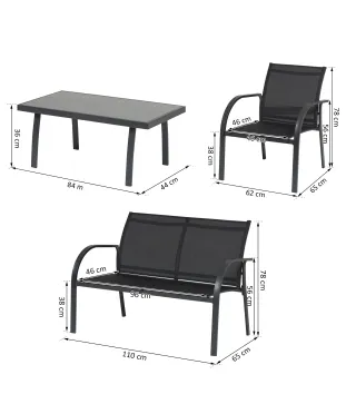 Conjunto de Jardín de 4 Piezas