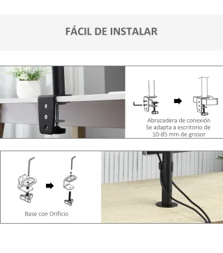 Soporte Monitor Doble