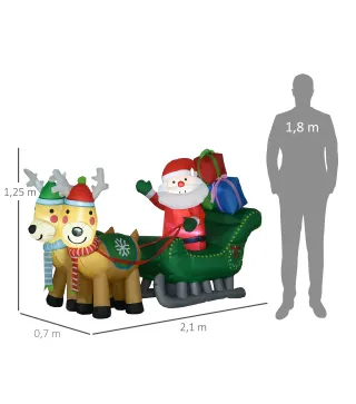 Decoración Inflable de Navidad