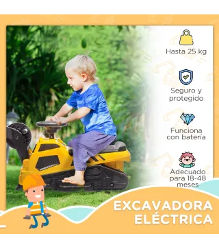Excavadora Eléctrica Infantil