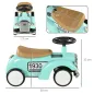 Coche Correpasillos para Bebés de 12 a 36 Meses con Bocina Compartimento de Almacenaje y Volante 58x27x35 cm Verde Mint