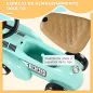 Coche Correpasillos para Bebés de 12 a 36 Meses con Bocina Compartimento de Almacenaje y Volante 58x27x35 cm Verde Mint