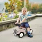 Coche Correpasillos para Bebés de 12 a 36 Meses con Bocina Compartimento de Almacenaje y Volante 58x27x35 cm Crema