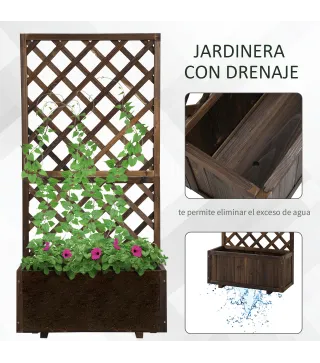 Jardinera con Enrejado
