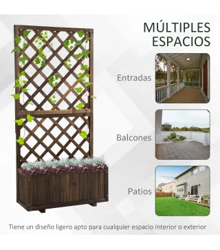 Jardinera con Enrejado