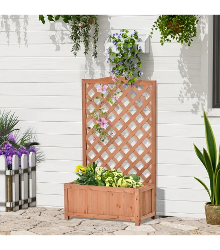 Jardinera con Enrejado