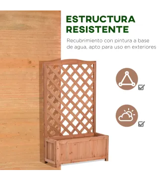 Jardinera con Enrejado