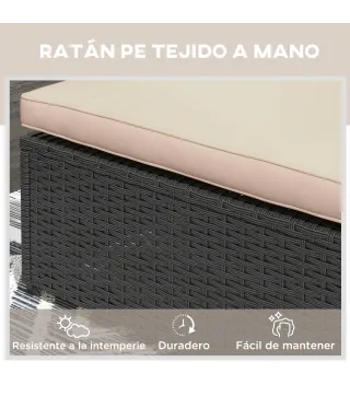 Tumbona de Ratán