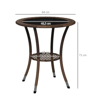 Mesa de Ratán