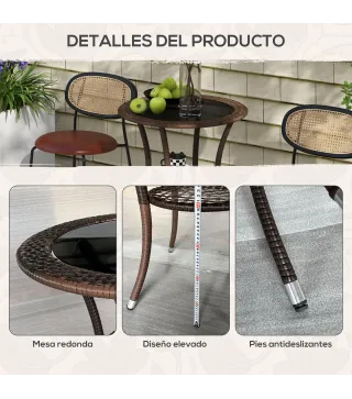 Mesa de Ratán