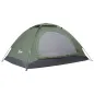 Tienda de Camping Plegable con 2 Ventanas de Malla Bolsa de Transporte y Marco de Fibra de Vidrio 206x152x110 cm Verde