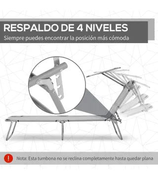 Tumbona Plegable