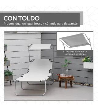 Tumbona Plegable