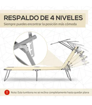 Tumbona Plegable