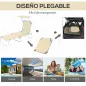 Tumbona Plegable