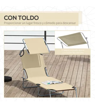 Tumbona Plegable