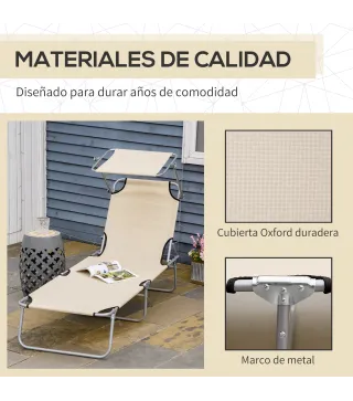 Tumbona Plegable