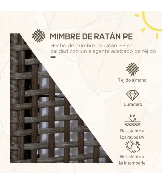 Lámpara de Ratán