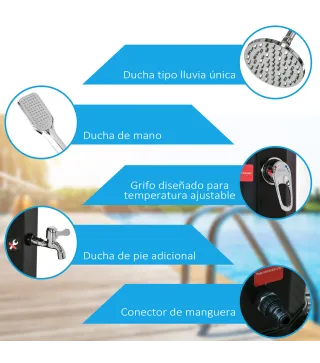 Ducha Solar Exterior
