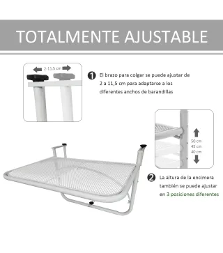 Mesa Colgante Balcón