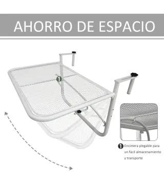 Mesa Colgante Balcón