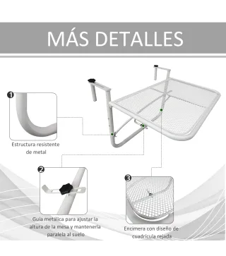 Mesa Colgante Balcón