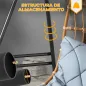 Soporte para Silla Colgante Sostén para Columpio con Marco de Acero Carga 150 kg para Patio Terraza Negro
