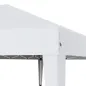 Carpa Plegable 6x3 m con Altura Ajustable en 3 Niveles Bolsa de Transporte Anti-UV y Marco de Acero Blanco