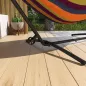 Soporte para Hamacas con Rueda 2 Ganchos Ajustables en 6 Niveles y Bolsa de Transporte Carga 220 kg 290x120x115 cm Negro Soporte para Hamacas con Rueda 2 Ganchos Ajustables en 6 Niveles y Bolsa de Transporte Carga 220 kg 290x120x115 cm Negro