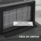 Lámpara Antimosquitos con Luces LED Mata Mosquitos Eléctrico Efecto 60 m² para Interior 49x6x25 cm Negro