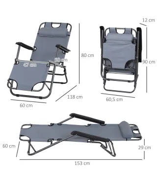 Tumbona Plegable