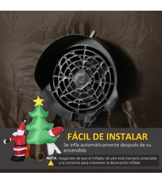 Decoración Navideña Inflable