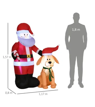 Papá Noel Inflable