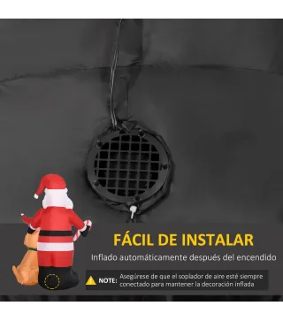Papá Noel Inflable