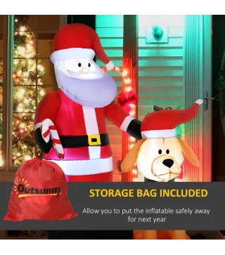 Papá Noel Inflable