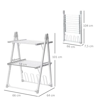 Tendedero Eléctrico Plegable